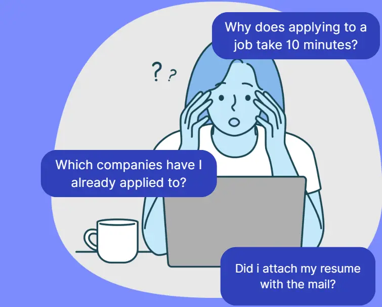 Frustrated job seeker